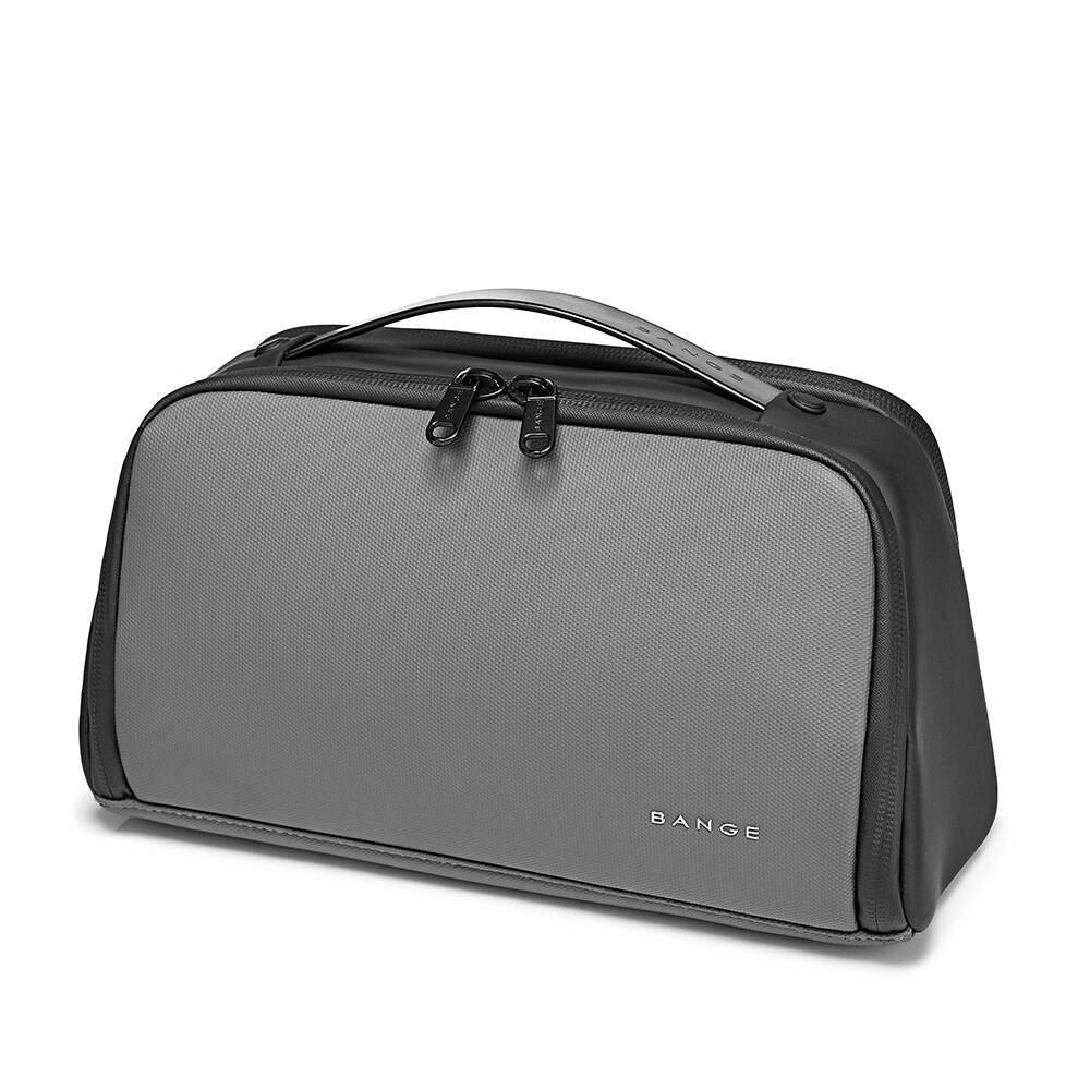 BANGE 22196 Toiletry Bag Water-Resistant For Men & Women, Travel Toiletry Organizer Dopp Kit Shaving Bag For Toiletries Travel Accessory | Grooming Kit For Men And Women