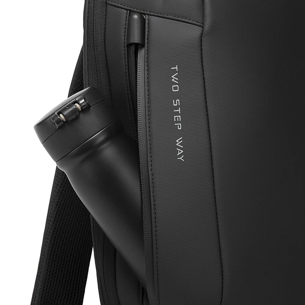 BANGE 7225 Backpack Waterproof 15.6in Laptop Size Smart Trendy Durable Oxford Backpacks Anti-Theft USB School Travel Black Bags