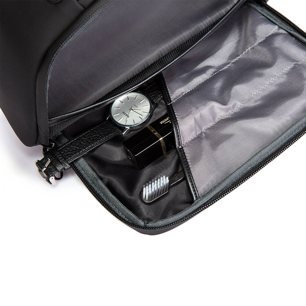 BANGE 22196 Toiletry Bag Water-Resistant For Men & Women, Travel Toiletry Organizer Dopp Kit Shaving Bag For Toiletries Travel Accessory | Grooming Kit For Men And Women