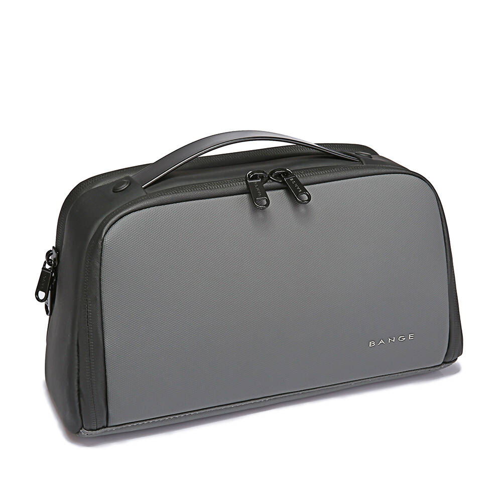 BANGE 22196 Toiletry Bag Water-Resistant For Men & Women, Travel Toiletry Organizer Dopp Kit Shaving Bag For Toiletries Travel Accessory | Grooming Kit For Men And Women